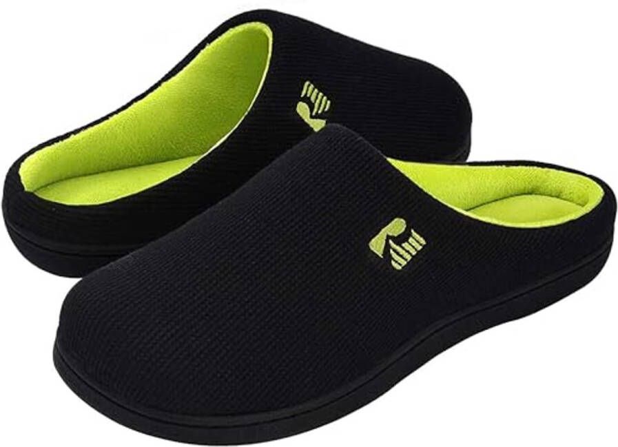 Heren Sloffen met Twin Gusset Comfortabele En Warme Pantoffels voor Thuis