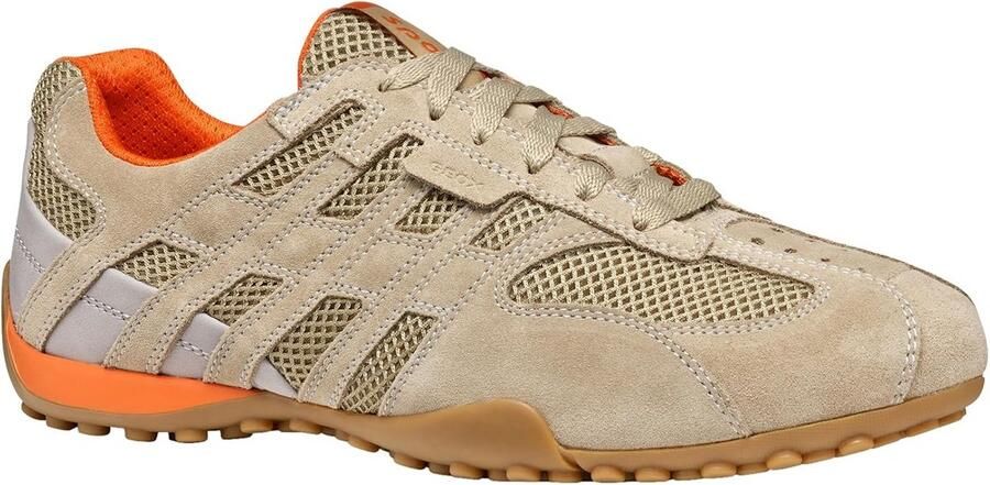 Heren Sneaker Ademend Leren Lage Instapschoen