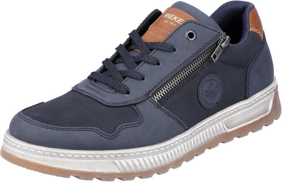 Comfortabele Herensneaker met Ritssluiting en Extra Brede Pasvorm