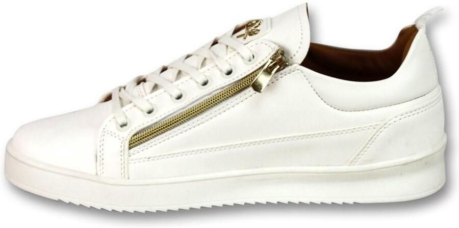 Cash Money Heren Sneaker CMP White Gold- CMS97 White Maten - Foto 4