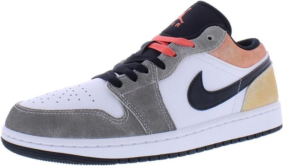 Heren Sneaker Lage Schoenen Basketbal Sport Iconisch Ontwerp 42 EU Zwart