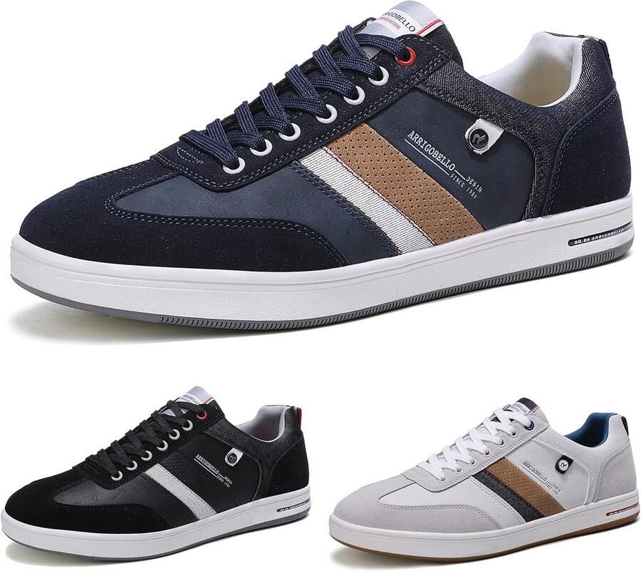 Heren Sneakers Ademend en Lichtgewicht Casual Sportschoenen Antislip Vrijetijdswandelschoenen