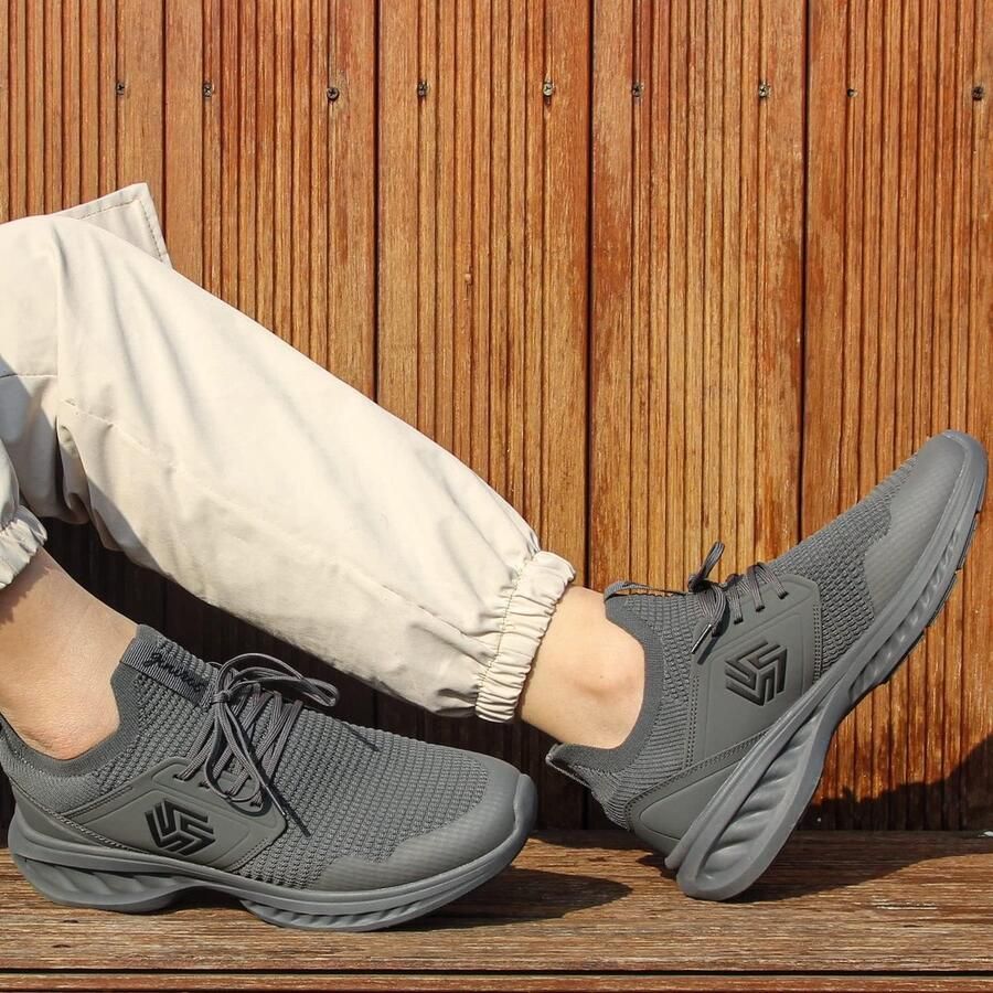 Heren Sneakers Ademend Lichtgewicht Comfortabele Sportschoenen voor Lopen Fitness en Vrije Tijd