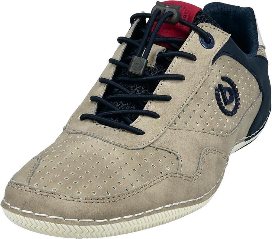 Heren Sneakers Blauw Sportief met Elastische Veters Ademend en Flexibel