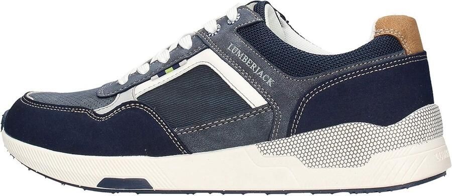 Heren Sneakers Casual Kunstleer en Textiel Verkrijgbaar in Twee Kleuren
