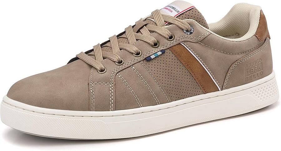 Lichtgewicht Herensneakers van PU-Leer Casual Wandelschoenen voor Heren