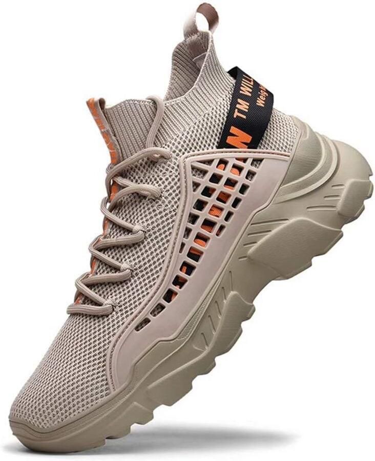 Hoge Sneakers voor Heren Mode Sportschoenen Casual Wandelen en Hardlopen