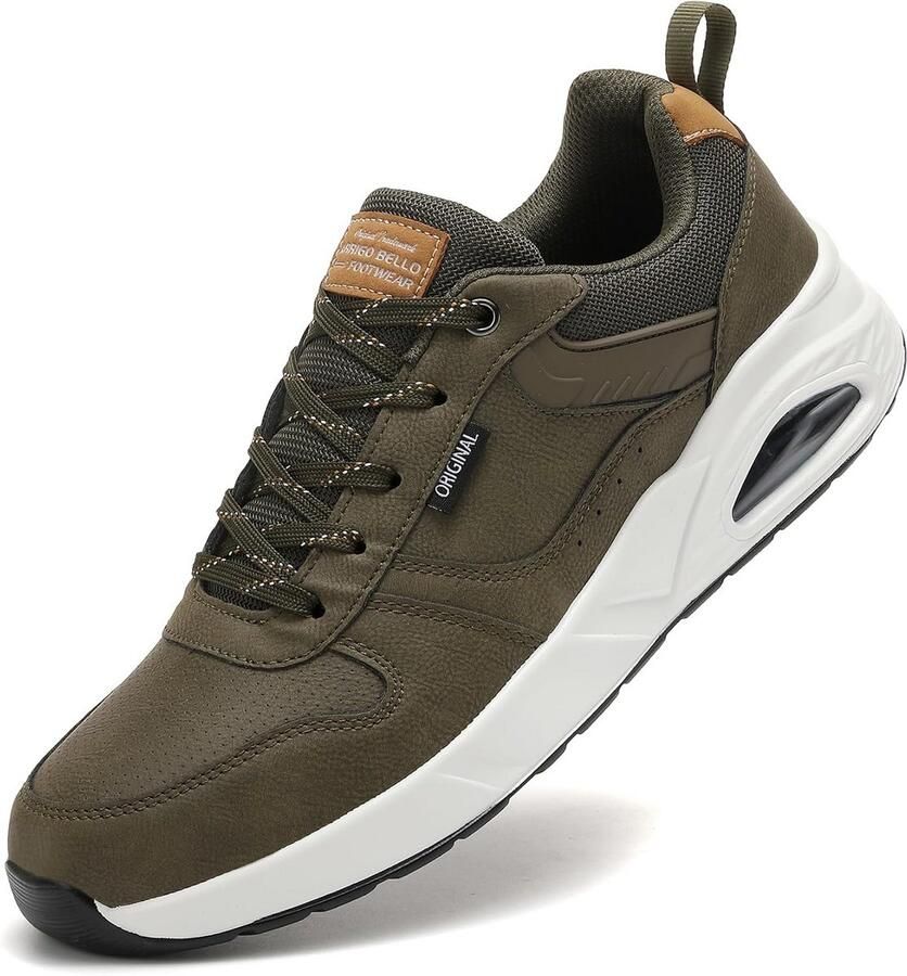 Heren Sneakers Laag Gesneden Casual Sportschoenen Comfortabel Wandelen Fitness