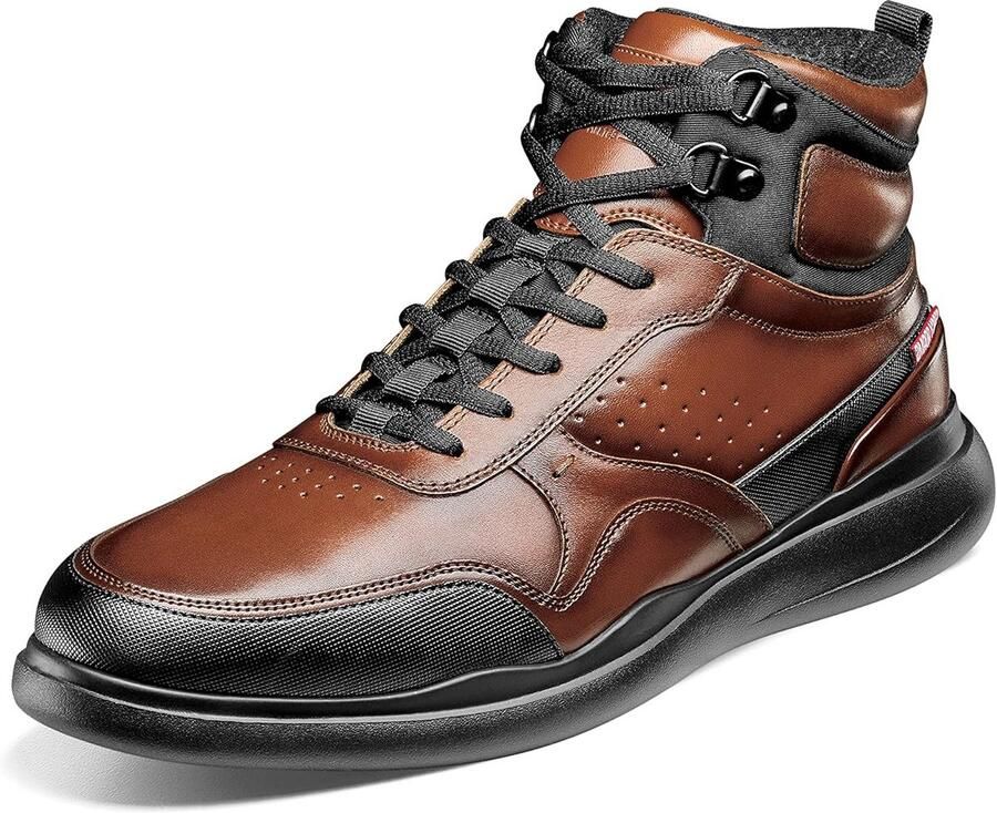 Heren Sneakers Laarzen Combistijl Met Veters Gevoerde Kraag en Uitneembaar Voetbed