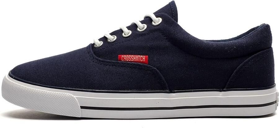 Heren Sneakers met Vetersluiting Canvas Casual Sportschoenen
