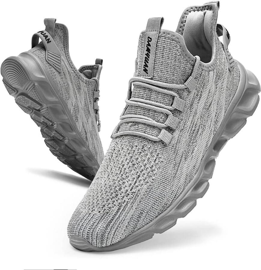 Heren Slip-On Sneakers Lichtgewicht Sportschoenen voor Wandelen en Fitness