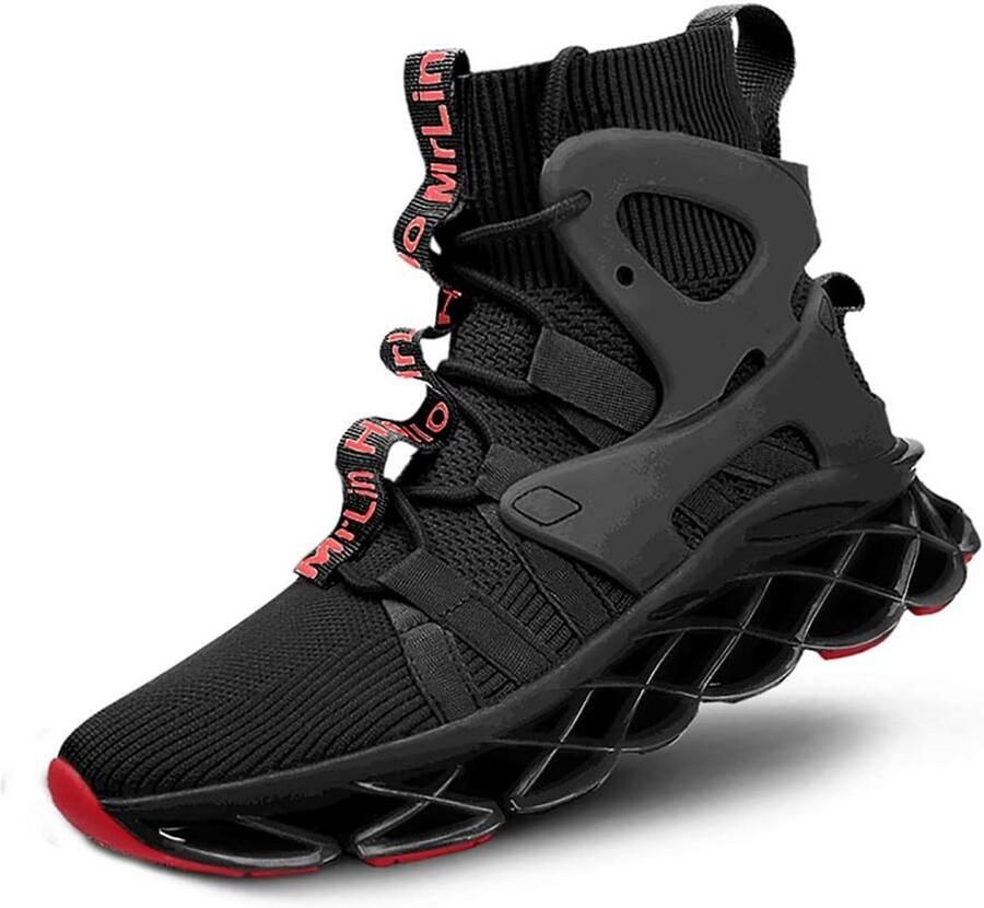 Heren Sneakers Slip-On Sportschoenen Ademend Mesh Hardloopschoenen Lichtgewicht Tennisschoenen