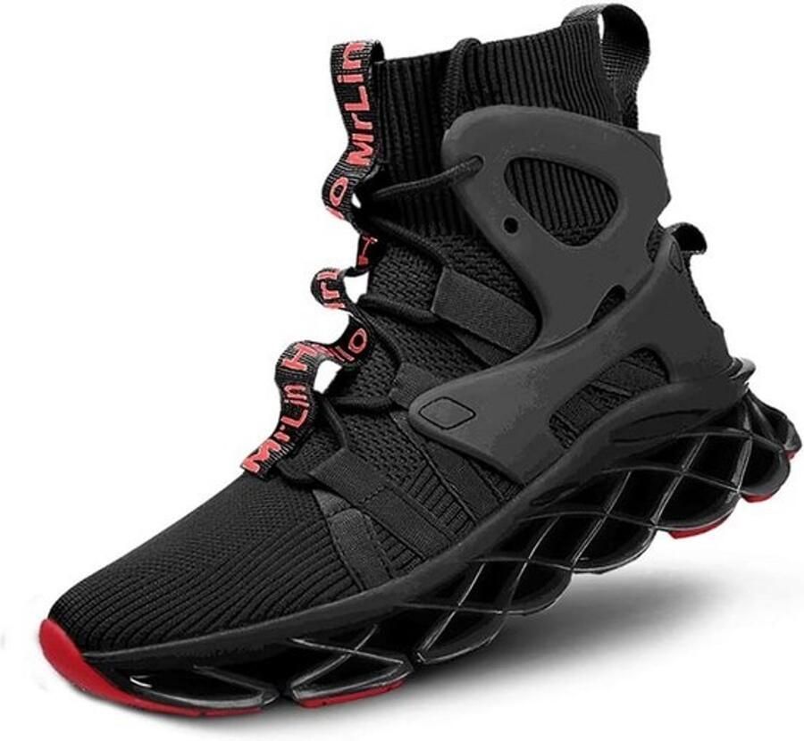 Heren Sneakers Slip-On Sportschoenen Ademend Mesh Hardloopschoenen Lichtgewicht Tennisschoenen