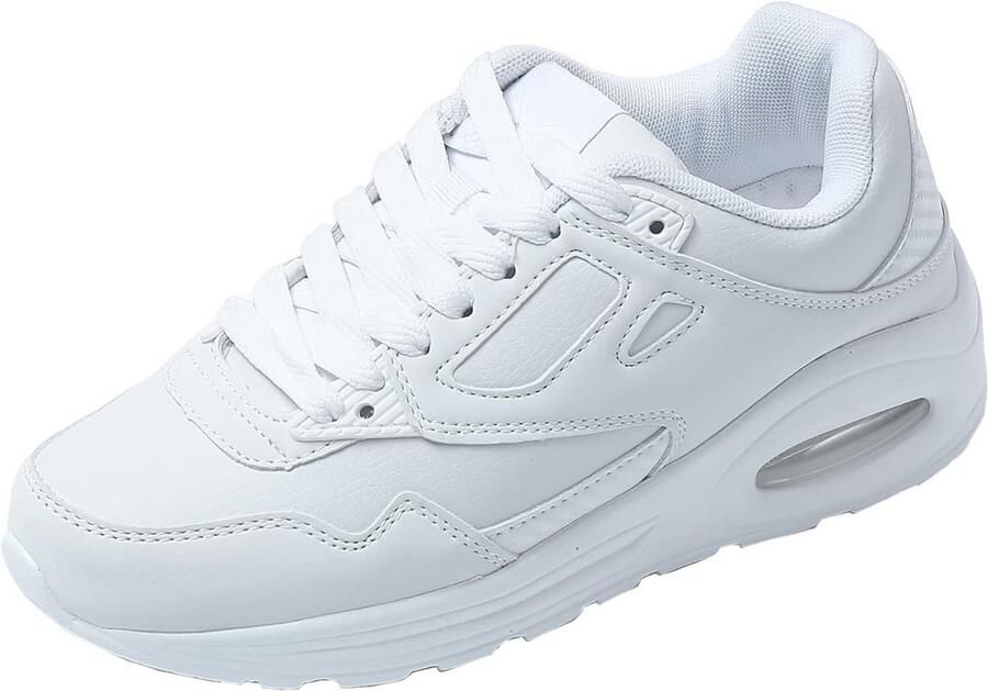 Heren Sneakers Veter Sportschoenen Ademend Lichtgewicht Wandelschoenen