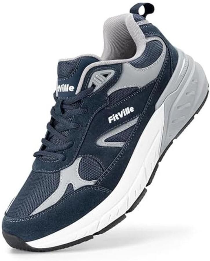 Heren Sneakers voor Brede Voeten Comfortabele Antislip Hardloopschoenen voor Buiten