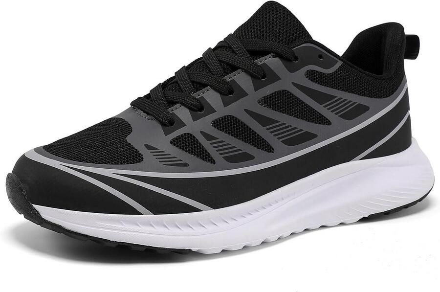 Heren Sneakers voor Sport en Outdoor Activiteiten Lichte Tennisschoenen en Loopschoenen