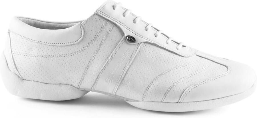 Heren Sneakers Wit Leer Comfortabele Dansschoenen en Straatschoenen