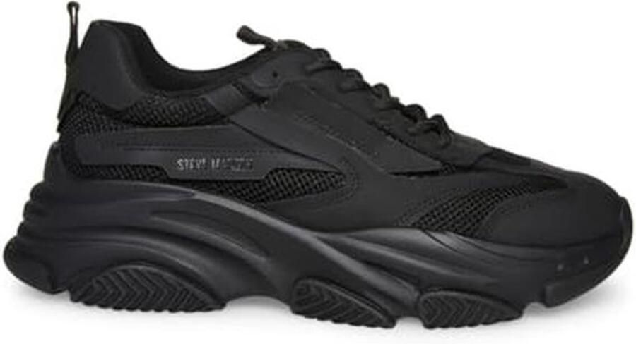 Heren Sneakers Zwart 44 ?? Trendy en Comfortabel