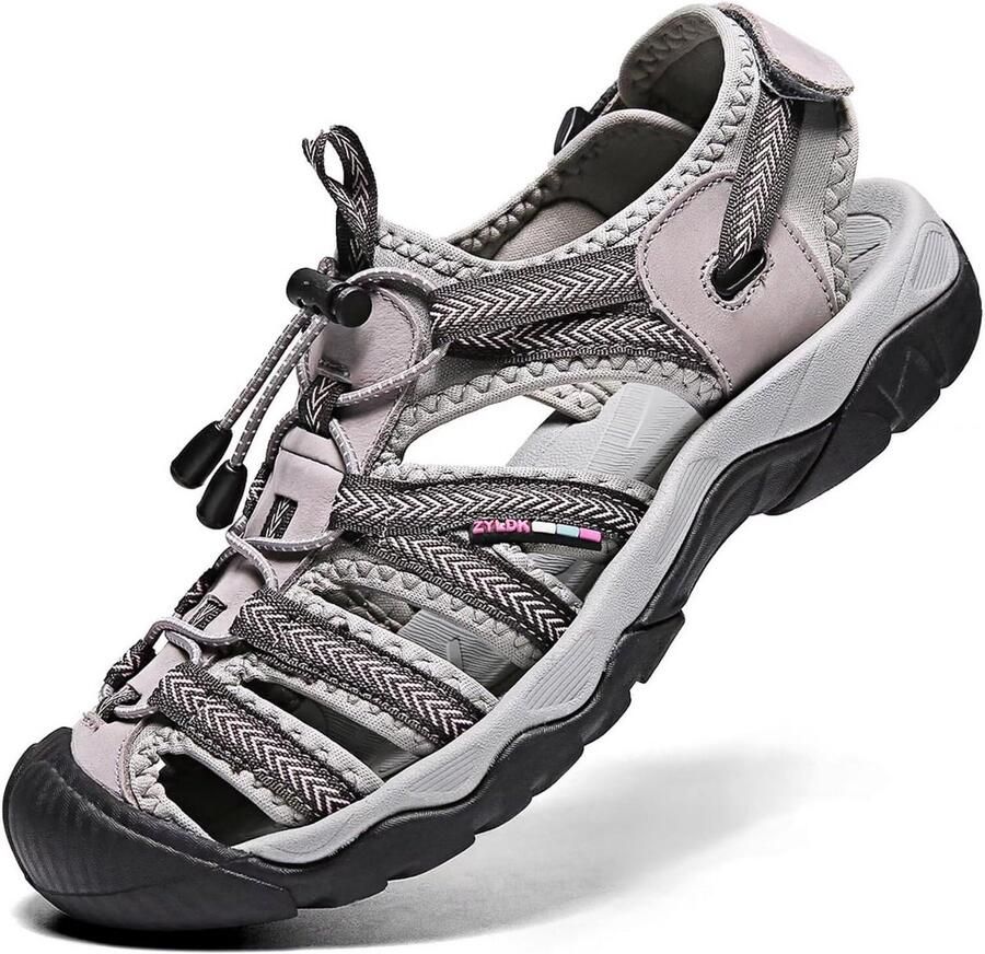 Heren Sport Sandalen Leer Zomer Outdoor Wandelen Waterafstotend