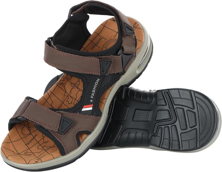 Heren sport sandalen open teen luchtkussen casual stijl ideaal voor buitenactiviteiten ShopVlot