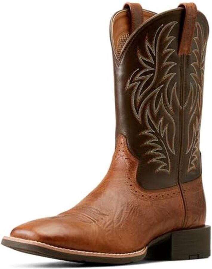 Heren Sport Wide Square Toe Western Boot