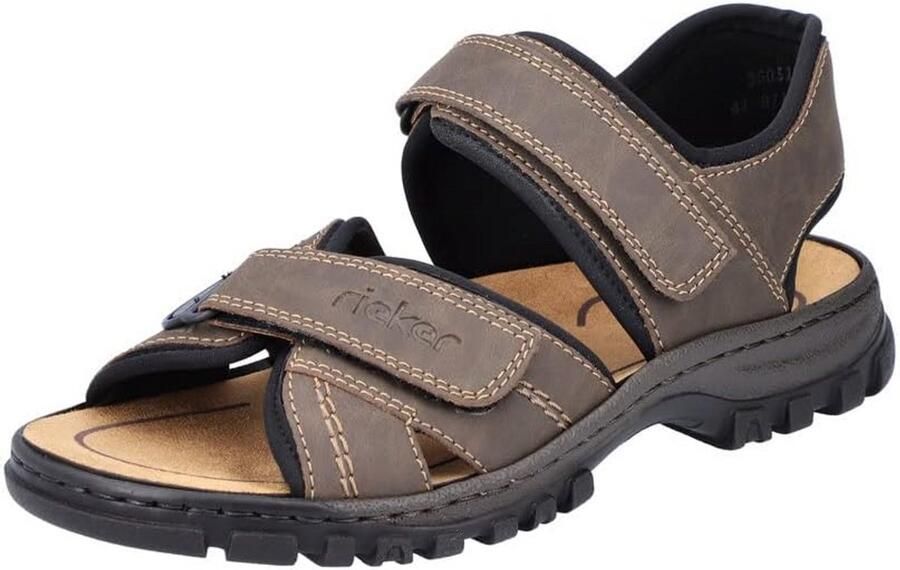 Heren Sportieve Sandalen met Klittenband Comfortabele Trekking Sandalen