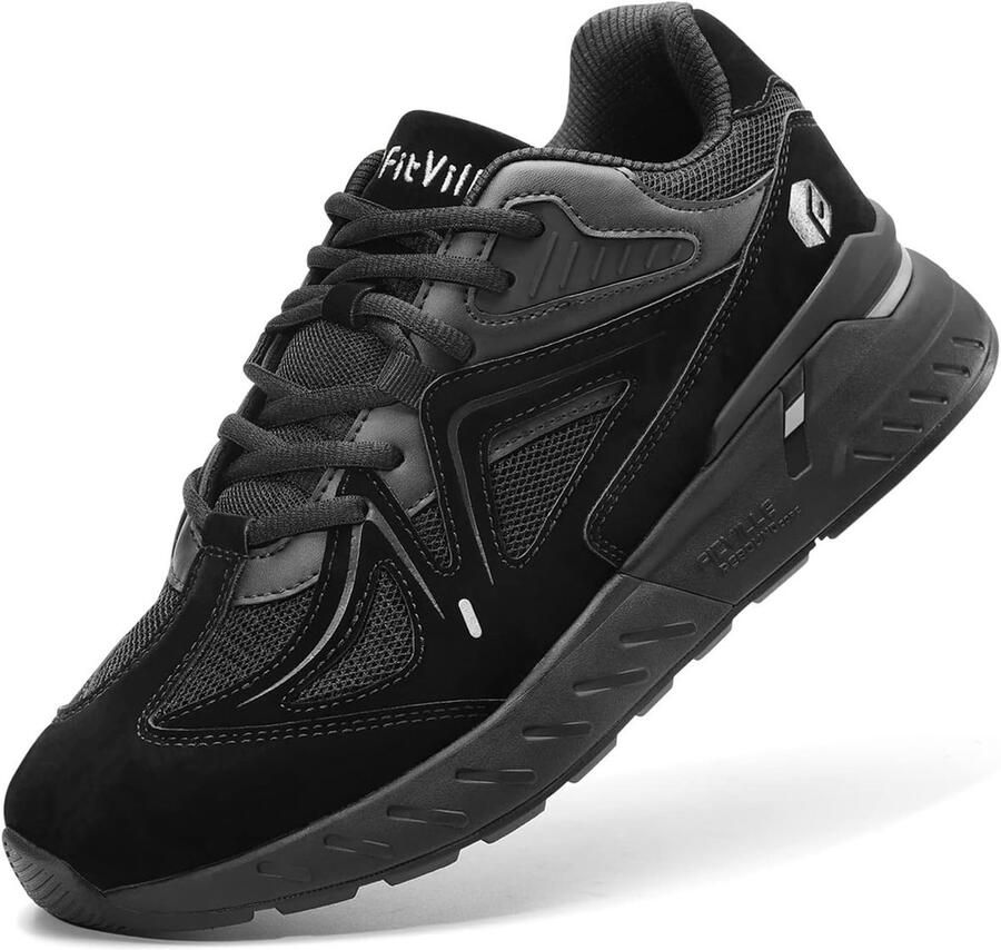Heren Sportschoenen Extra Breed voor Hardlopen en Fitness Comfortabele Sneakers