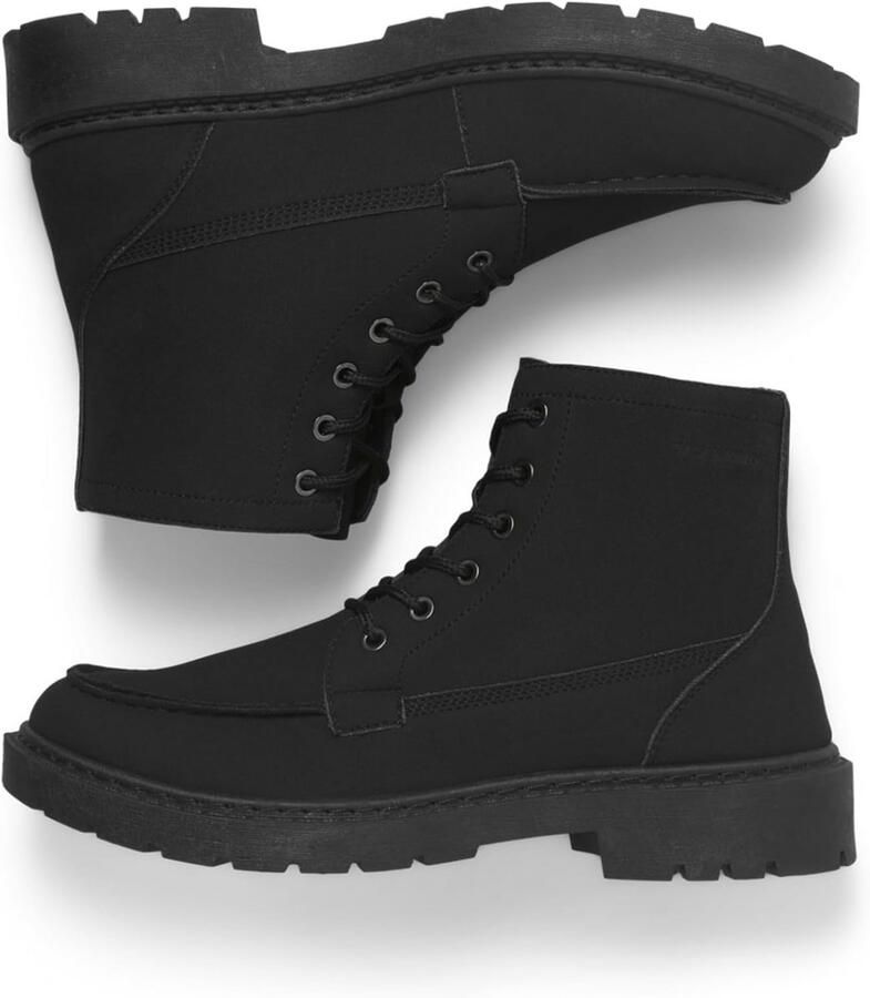 Heren Suède Look Enkellaarzen voor Winter en Dagelijks Gebruik