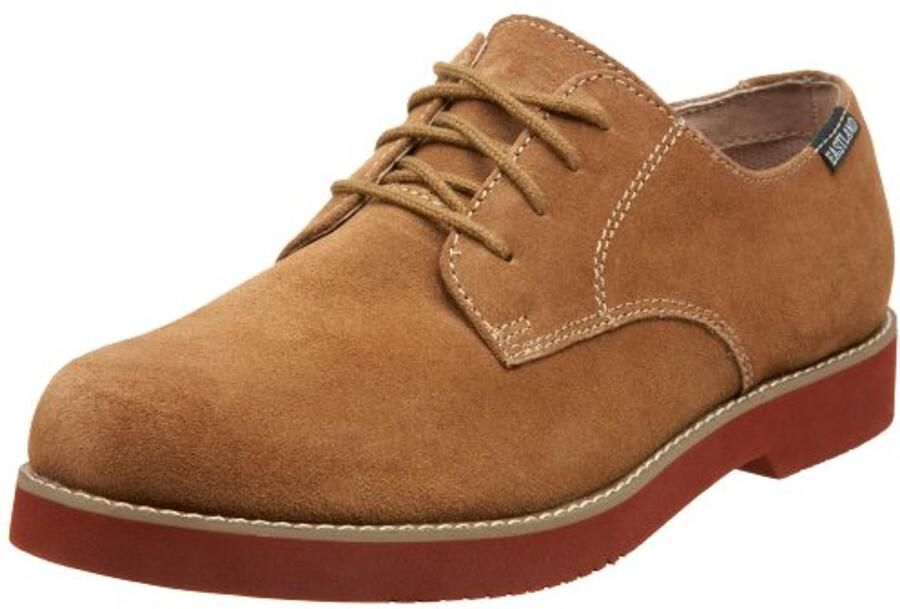 Heren Suède Oxford Schoenen met Rode Zool