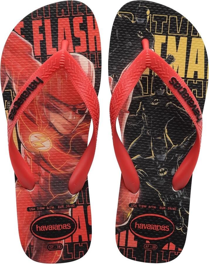 Heren Teenslippers met Rubber Zool en Kleurige Ontwerpen