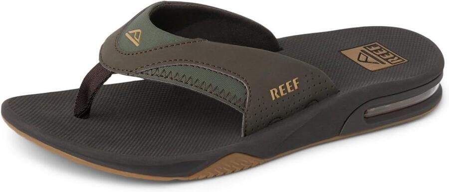 Heren Teenslippers met Suède Voetriemen en Schokdemping