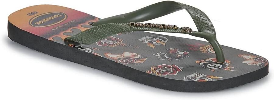 Heren Teenslippers Tribo Groen voor Zomer en Strand