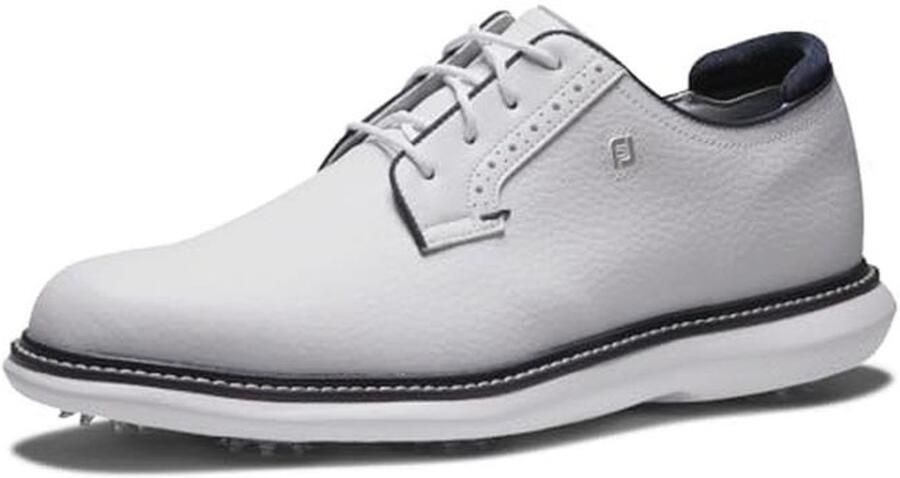 Heren Traditions Blucher Golf Schoen voor Comfort en Grip