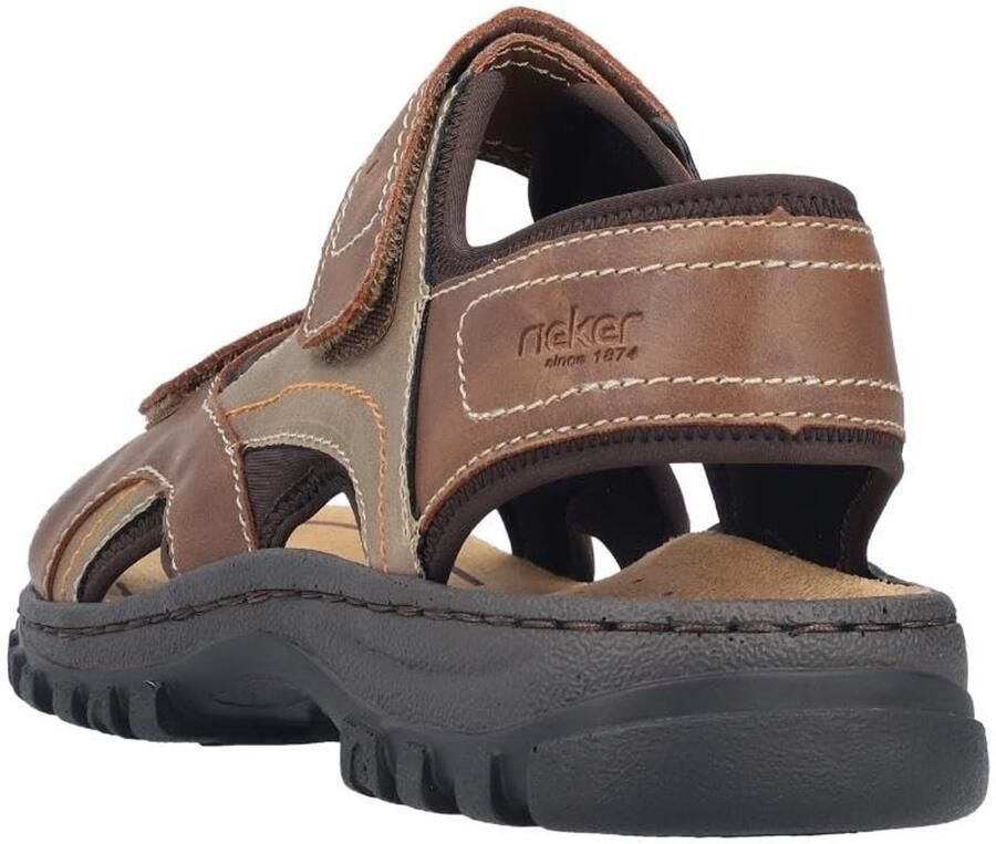 Heren Trekking Sandalen Atletische Schoen met Klittenbandsluiting Bruin