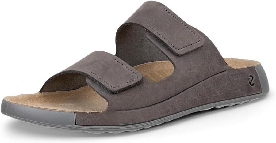 Heren Tweebands Slippers van Leer en Suède voor Ultiem Comfort