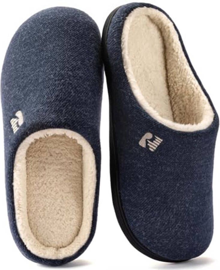 Heren Twin Gusset Sloffen voor Comfort en Ontspanning