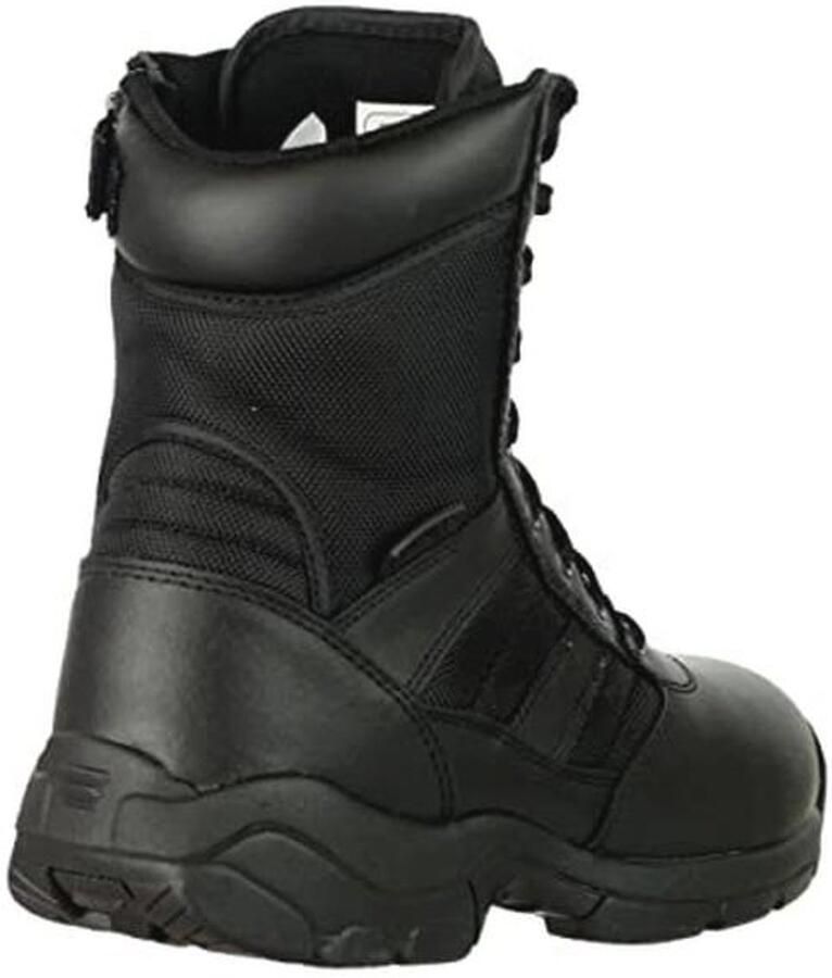 Heren Uniforme Laarzen met Rits Zwart