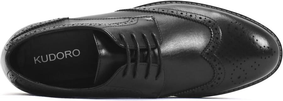 Heren Veterschoenen Brogues 42 Echt Leer Klassiek Design Perfect voor Formele Gelegenheden ShopVlot