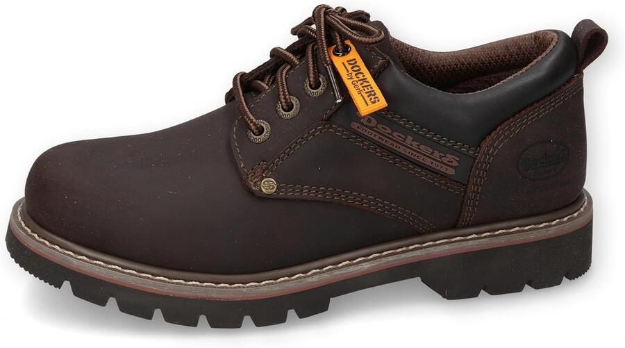 Heren veterschoenen in brogue stijl van leer