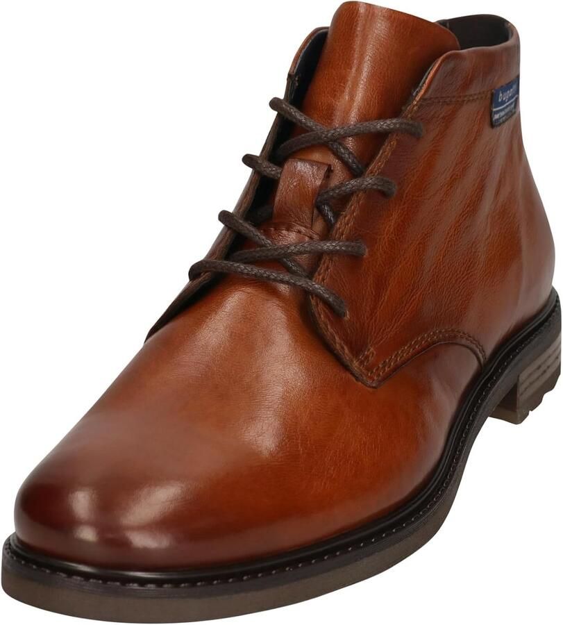 Heren Veterschoenen Lederen Laarzen Winterse Wandelingen Voering Tegen Kou Zwart