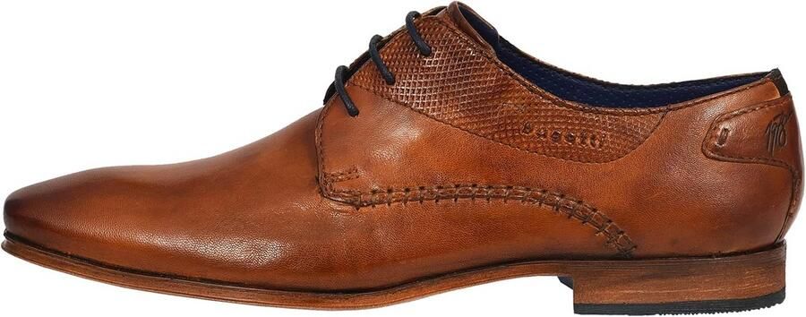 Heren veterschoenen met handafwerking en used look