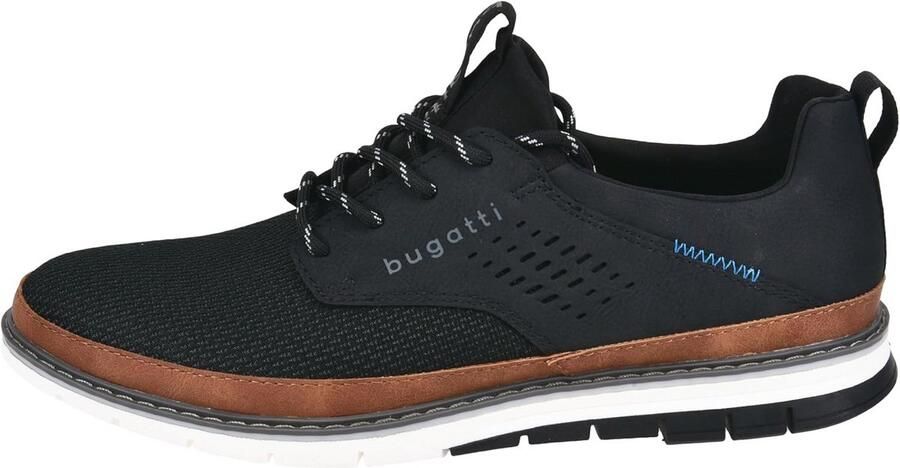 Heren Veterschoenen van Ademend Materiaal met Memory Foam en Elastische Veters