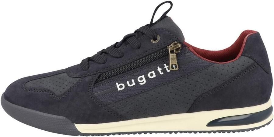 Heren Veterschoenen Wit Lichtgrijs Lage Sneakers