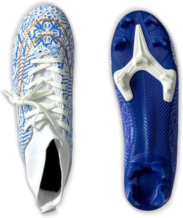 Heren Voetbalschoenen met Hoge Enkels Antislip TF AG Outdoor en Trainingsschoenen