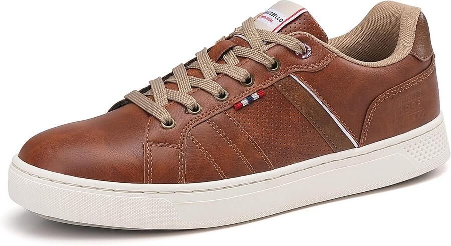 Heren Vrijetijdsschoenen Leer Wandelsneakers Lichtgewicht Outdoor