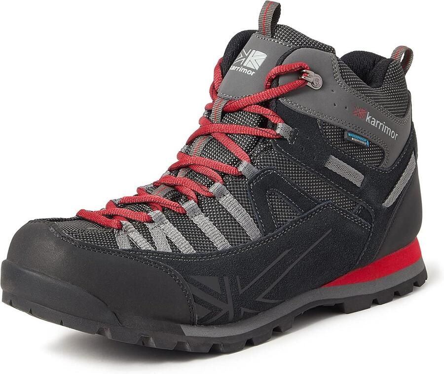 Robuuste Heren Wandellaarzen Middelhoog Waterdicht Ademend