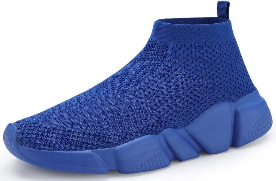 Heren Wandelschoenen Ademend Breiwerk Slip-On Lichtgewicht Sportsneakers