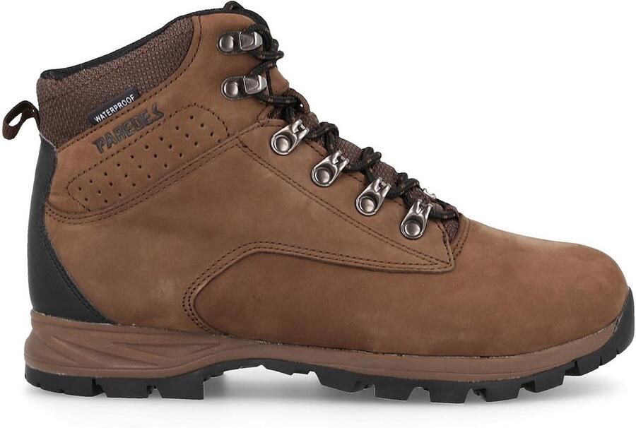 Warme waterdichte wandellaarzen van leer met veters voor heren