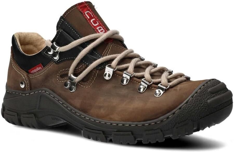 Heren Wandelschoenen Leer Comfortabele Trekkingschoenen voor Buitenactiviteiten