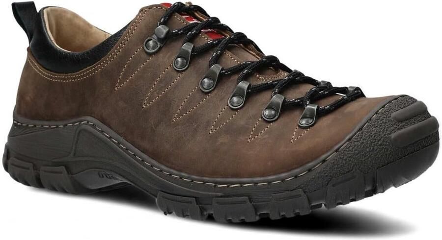 Heren Wandelschoenen Trekking Laarzen Echt Leer Antislipzool Suède